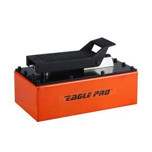 Eagle Pro EPC-003 Single Acting Air/Hydraulic Pump with 275 IN3 Steel Reservoir,  air hydraulic pump, 10000 psi air hydraulic pump, air operated hydraulic foot pump,, Hanover Tool, HanoverTool.com