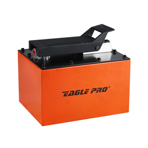 Eagle Pro EPC-004 Single Acting Air/Hydraulic Pump with 442 IN3 Steel Reservoir,  air hydraulic pump, 10000 psi air hydraulic pump, air operated hydraulic foot pump,, Hanover Tool, HanoverTool.com