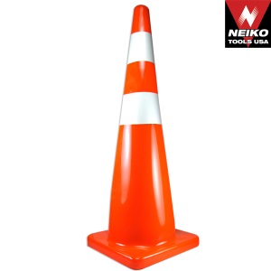 Ridgerock Neiko-53764A 36 in. Safety Cone with 2 Reflective Strips from Hanover Tool