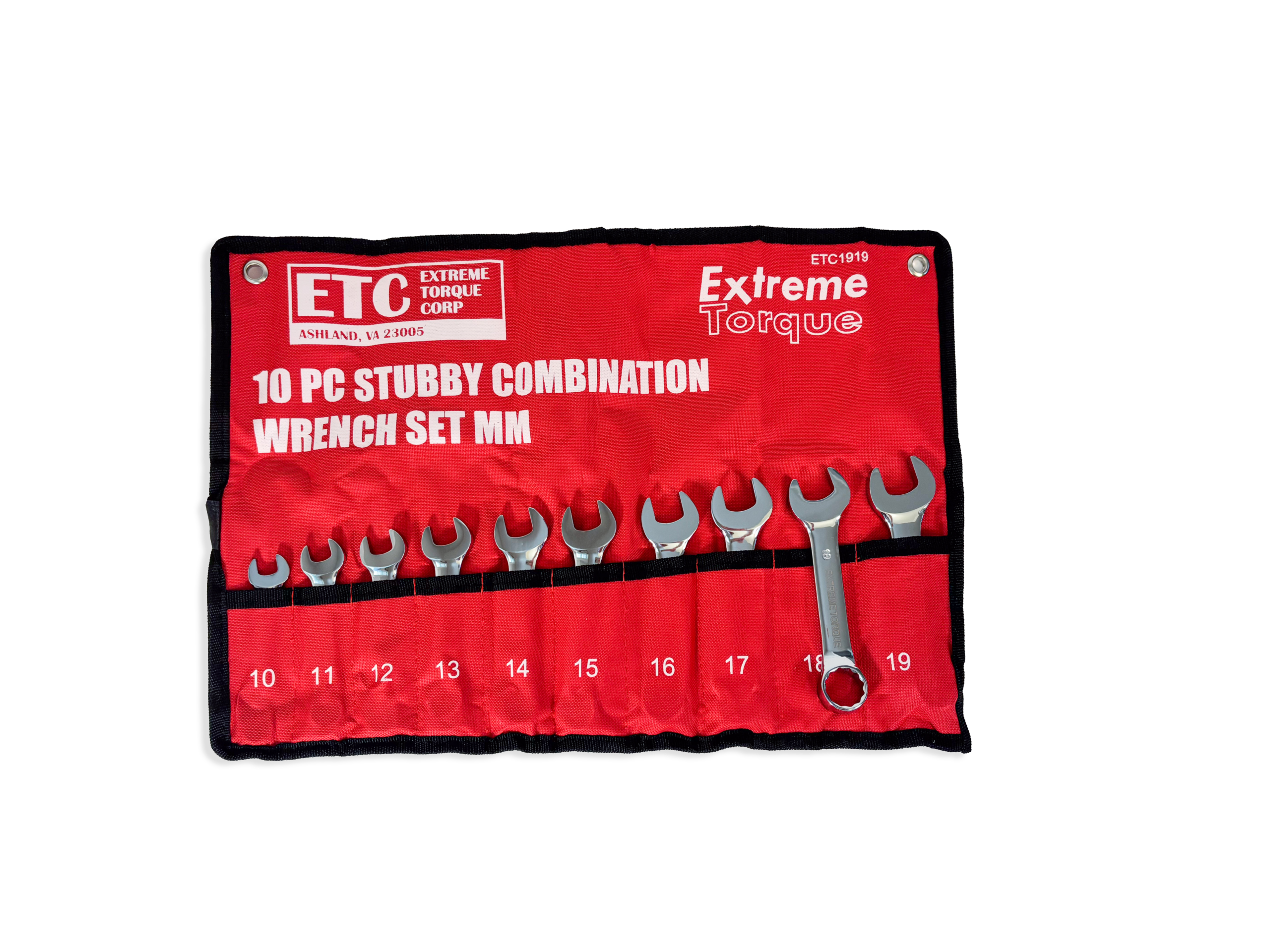 Extreme Torque Stubby MM Wrench Set