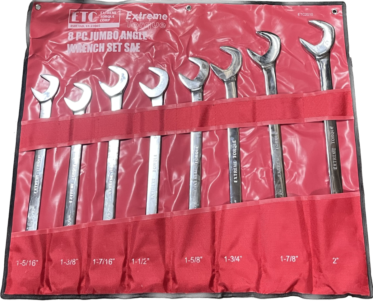Pittsburhg 6-Piece SAE Large Jumbo Combination Wrench Set – Standard Inches – Heavy Duty