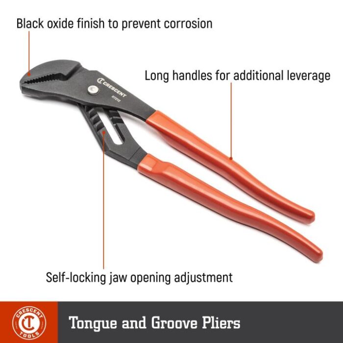 20" Straight Jaw Tongue and Groove Plier - Image 2